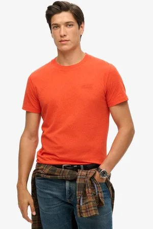 Superdry Homme T-shirt en Coton bio à Logo Essential Taille: S