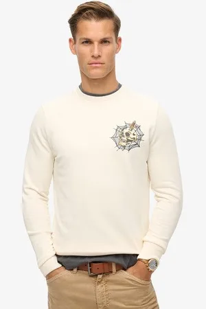 Superdry Homme Sweat à Motif Tatouage Taille: XL