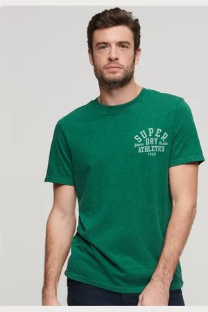Superdry Homme Imprimé T-Shirt à Motif Athletic College, , Taille: M