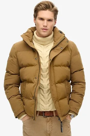 Superdry Homme Doudoune Courte à Capuche Everest Taille: M