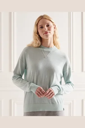 Superdry Femme Pull à col Cheminée en Mérinos Taille: 42