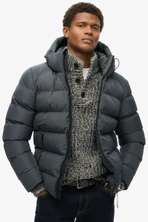 Superdry Homme Doudoune à Capuche Sports Taille: L