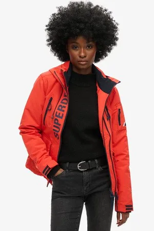 Superdry Dames a Capuche Ultimate Sd-Windcheater Veste Matelassée, Taille: 38