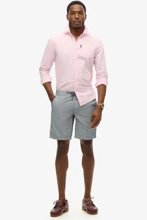 Superdry Homme Short en lin Avec Cordon de Serrage Taille: L