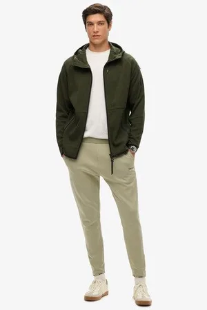 Superdry Homme Pantalon de Survêtement Fuselé à Logo Sport Tech Taille: XL