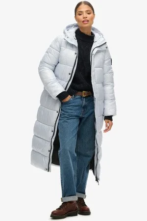 Superdry Femme Doudoune Longue Xpd Sports Taille: 38