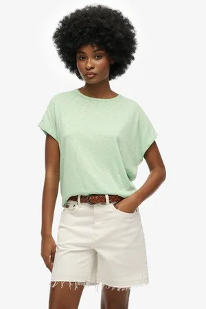 Superdry Femme T-shirt Ample Studio Taille: 36