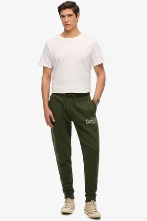 Superdry Homme Pantalon de Survêtement Vintage Logo Taille: L