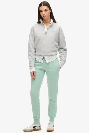 Superdry Femme Pantalon de Survêtement Essential Logo Taille: 42