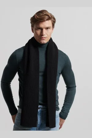 Superdry Homme Écharpe Côtelée Studios Premium Taille: 1Taille