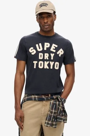 Superdry Homme T-shirt à Rayures Vintage Athletic Taille: S