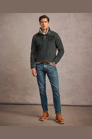 Superdry Homme Pull à col Boutonné Vintage Athletic Taille: L