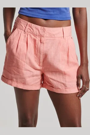 Superdry Femme, Short en Lin Surteint, , Taille: 42