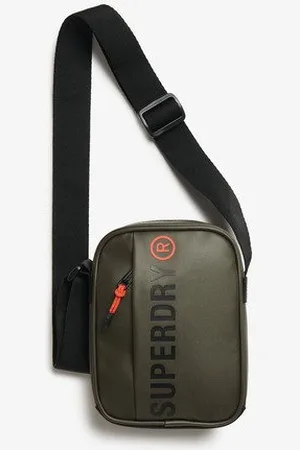 Superdry Femme Sac Bandoulière Tarp Imprimé de la Marque, Taille: 20x15x6cm Taille: 20x15x6cm