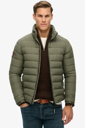 Superdry Homme Veste Matelassée Brodée Fuji Taille: Xxl