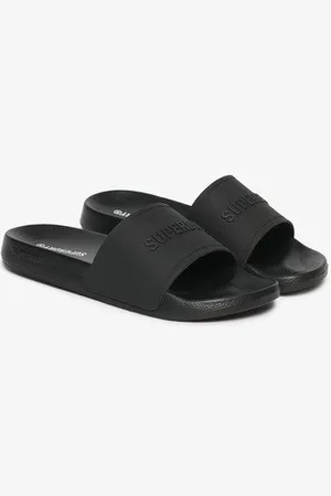 Superdry Homme Claquettes de Plage à Logo Taille: 8-9