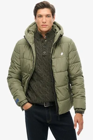 Superdry Homme Doudoune à Capuche Sports Taille: L