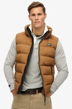 Superdry Homme Doudoune Sans Manches Sports Taille: Xxl
