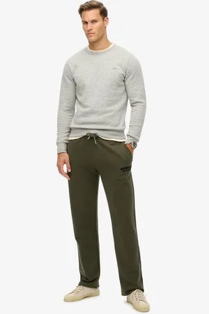 Superdry Homme Pantalon de Survêtement Droit de Luxe Sport Taille: S