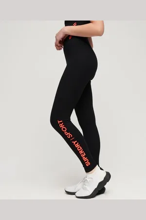 Superdry Femme Legging Taille Haute Core Sports Taille: 42