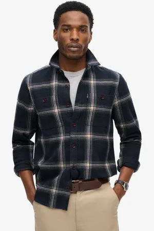 Superdry Homme Surchemise Vintage à Carreaux Taille: M
