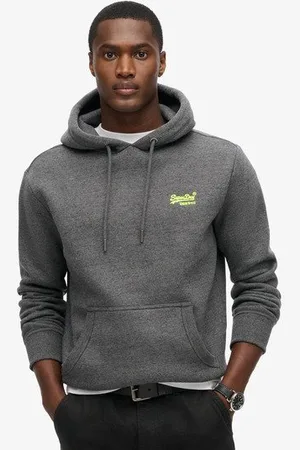 Superdry Homme Sweat à Capuche à Logo Essential Taille: L