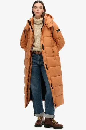 Superdry Femme Doudoune Longue Ripstop Taille: 36