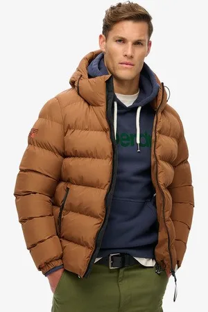 Superdry Homme Doudoune à Capuche Sports Taille: Xxl