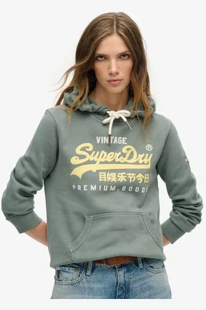 Superdry Femme Sweat à Capuche à Motif en Relief Taille: 40