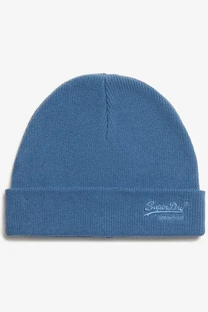 Superdry Homme Bonnet en Maille Avec Logo Essential Taille: 1Taille
