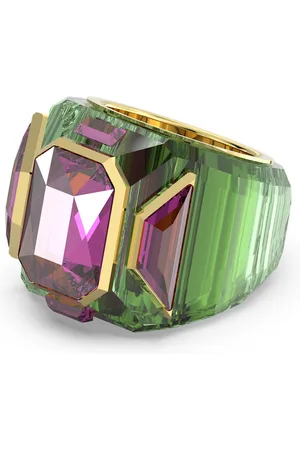 Swarovski Bague cocktail Chroma, Multicolore, Placage de ton or