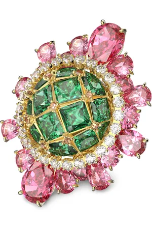 Swarovski Bague cocktail Curiosa, Multicolore, Placage de ton or rosé
