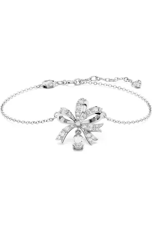 Swarovski Bracelet Hyperbola, Nœud, , Métal rhodié