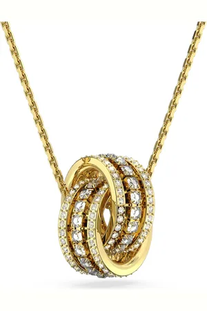 Swarovski Collier Hyperbola, Cercles entrelacés, , Placage de ton or