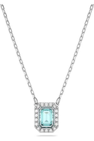 Swarovski Collier Una, Taille octogonale, , Métal rhodié