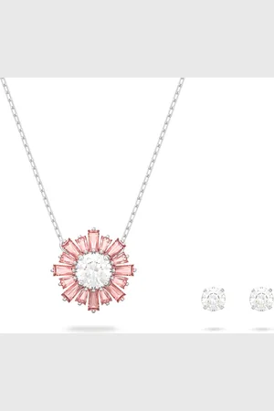Swarovski Parure Idyllia, Tailles variées, Soleil, , Métal rhodié