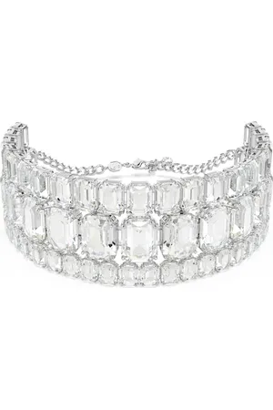 Swarovski Ras-de-cou Millenia, Taille octogonale, , Métal rhodié