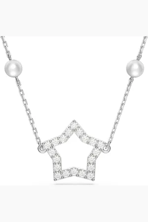 Swarovski Collier Stella, Étoile, , Métal rhodié