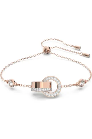 Swarovski Bracelet Dextera, Boucle entrelacée, , Placage de ton or rosé