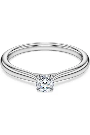 Swarovski Bague solitaire Eternity, Diamants de synthèse 0,25 ct tw, Forme ronde, Argent sterling