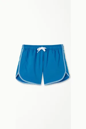 Tezenis Short de Bain Court Passepoilé Recyclé Garçon Garçon