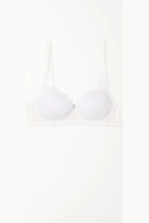 Tezenis Soutien-gorge balconnet légèrement rembourré en dentelle Femme