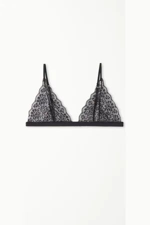Tezenis Soutien-gorge Triangle Lisbon Sans Rembourrage en Dentelle Recyclée Femme