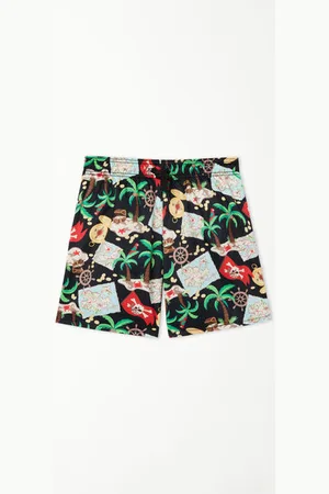 Tezenis Short de Bain en Toile avec Imprimé Garçon Garçon