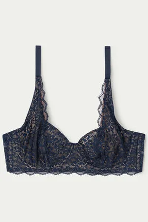 Tezenis Soutien-gorge Balconnet Non Rembourré Paris en Dentelle Recyclée Femme