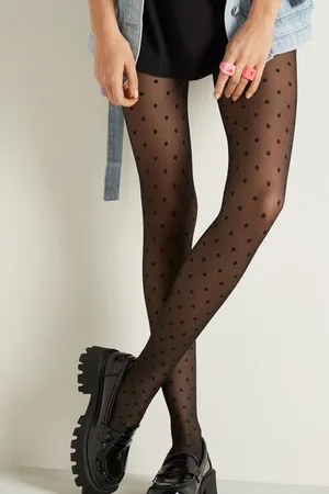 Tezenis Collant 40 Deniers Fantaisie Femme