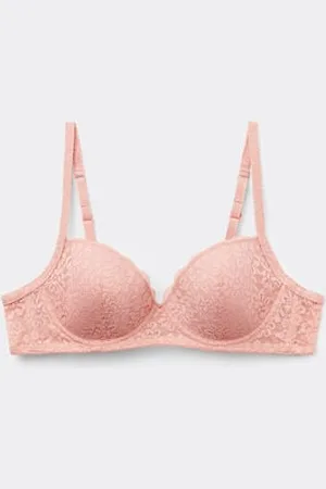 Tezenis Soutien-gorge balconnet légèrement rembourré en dentelle Femme