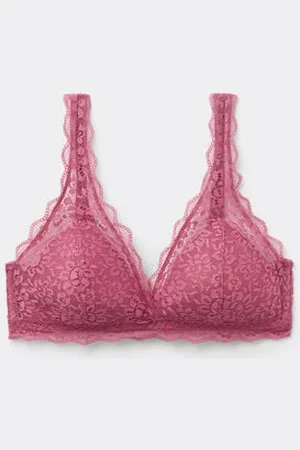 Tezenis Soutien-gorge Triangle en Dentelle Recyclée Havana Femme