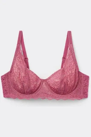 Tezenis Soutien-gorge Balconnet Non Rembourré Paris en Dentelle Recyclée Femme