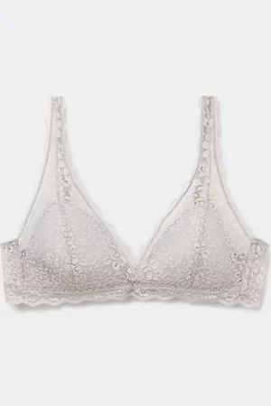 Tezenis Soutien-gorge Triangle en Dentelle Recyclée Havana Femme